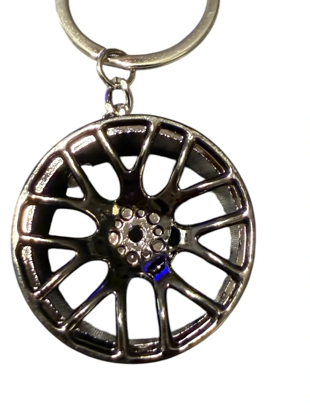 Brand New Black Wheel Rim Novelty Keychain Car Enthusiast Gift